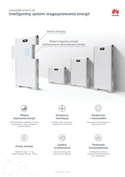 Magazyn energii Huawei Luna2000 BMS + 5kWh komplet