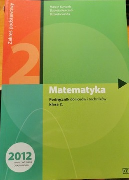 Matematyka podręcznik do liceów i techników klasa2