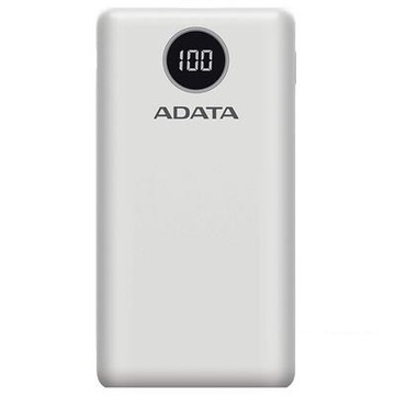 Powerbank Adata 20000mAh USB-C USB-A 18W QC White