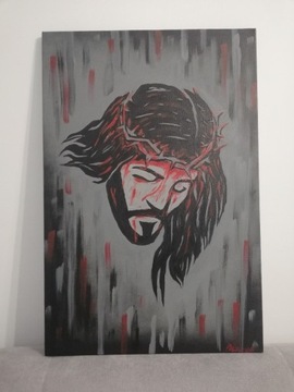 "Jezus " obraz na płótnie 40x60cm