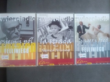 Federico Fellini x 3DVD Osiem i pół,La Strada 