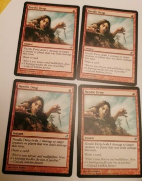 Mtg Needle Drop, 4 karty, Magic the Gathering