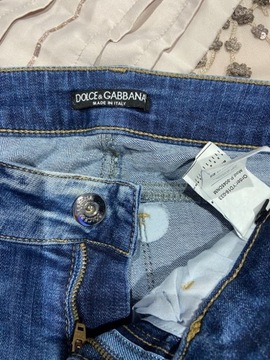 Spodnie Dolce Gabbana jeansy 