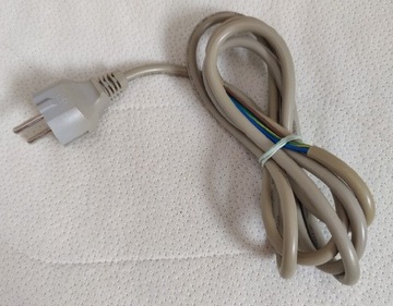 Kabel przyłączeniowy zasilający wtyczka 3pin 1,65m