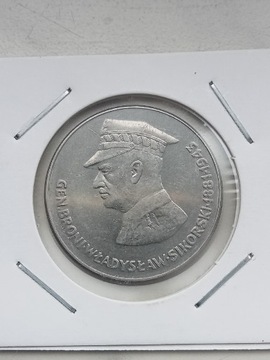 Moneta 50 zł 1981 r W. Sikorski 