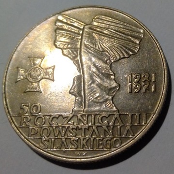 10 zł 1971 50 Rocznica III Powstania Śląsk.  A/38