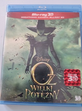 OZ WIELKI I POTĘŻNY (BLU-RAY 3D+2D) POLSKIE WYDANI