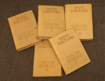 S.Żeromski 5 tomów utwory wybrane