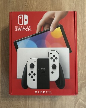 Nintendo Switch OLED, SD 128GB, 13 gier, GW 23 msc