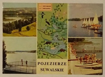 POJEZIERZE SUWALSKIE - WIDOKI + MAPA