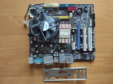 Płyta główna ASUS P5N73-CM procesor Core2Duo kpl