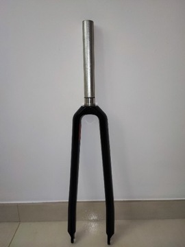 Widelec rowerowy Aprebic Carbon czarny Karbonowy 1 cal, 26mm