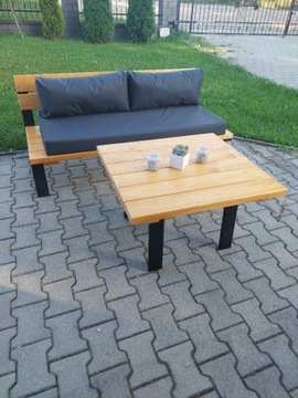 Meble tarasowe na Patio SOFA deLUX z poduchami