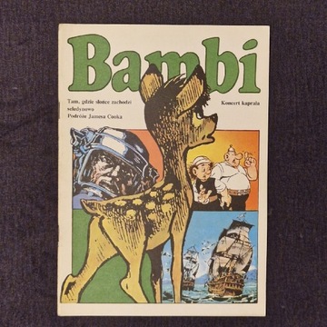 Komiks Bambi Podróże Jamesa Cooka Koncert kaprala
