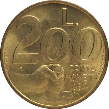 San Marino 200 lire 1991, KM#268