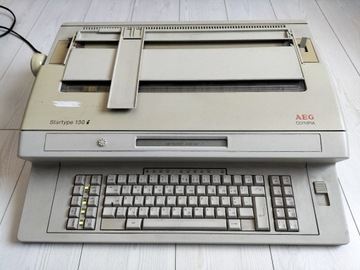Maszyna do pisania AEG Startyp 130i 1984r sprawna