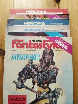 Fantastyka 1,4-5,6 Nowa f. nr 1,3,5 Sapkowski