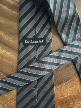 Krawat vintage Karl Lagerfeld 100% jedwab 