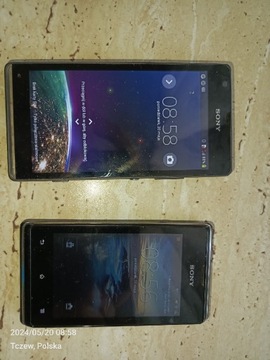 Sprzedam dwa smartfony Sony Xperia SP oraz E