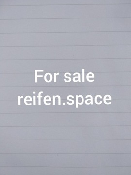 Sprzedam domenę reifen.space