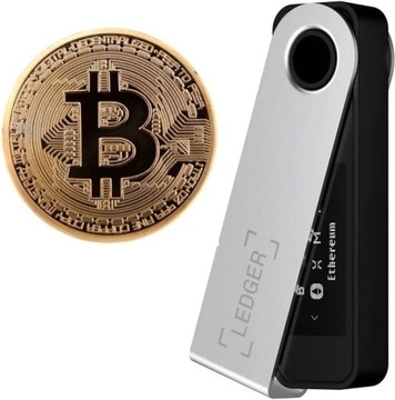 Czarny - Ledger Nano S Plus - Portfel krypto BTC