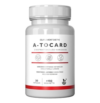 A-tocard - na cholesterol 30 kaps.