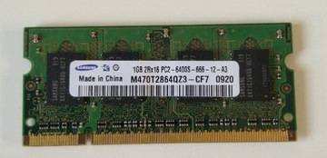 Samsung 1GB 2Rx16 PC2-6400S-666-12-A3 RAM 