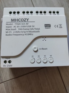MHCOZY 4-kanałowy USB 5 V AC85-250 V Smart WiFi