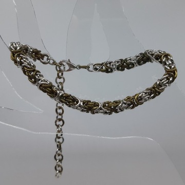Bizantyjski srebrny stary złoty chain... królewski