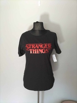 T-shirt damski nowy r L Stranger Things nadruk 