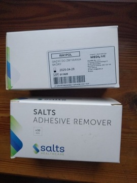 Gaziki do oczyszczania skóry 55 szt. Salts