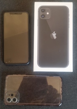 iPhone 11 128 GB czarny stan napradę dobry