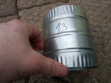Łącznik rur wentylacyjnych fi 125/130mm kominowych