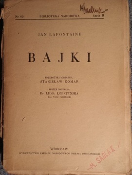 Jan Lafontaine Bajki 1950