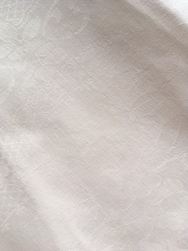 Poszewka na kołdrę z owalną kopertą biała retro