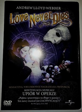 Love Never Dies dvd musical Upiór w Operze 