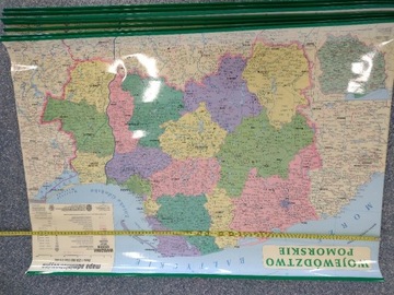 Mapa administracyjna województwa