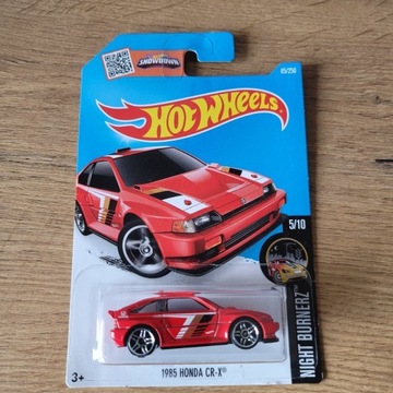 Hot Wheels 1985 Honda CR-X 5/10 Nightburnerz 