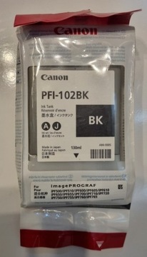 Tusz CANON PFI-102BK 130 ml Czarny do IPF500/5