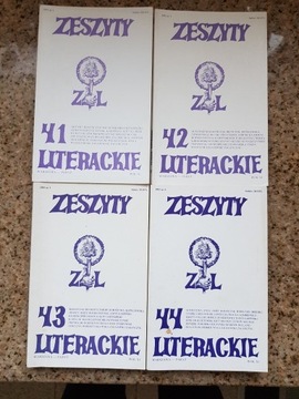 Zeszyty Literackie nr 41-44 z roku 1993 