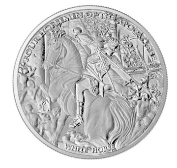 Srebrna Moneta White Horse 2023 BU, 1oz Biały Koń