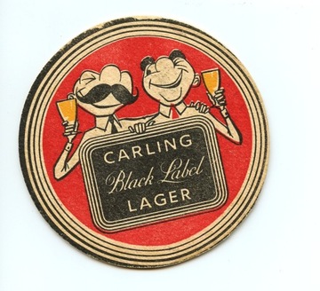 Podkładka pod piwo Carling Black Label Lager