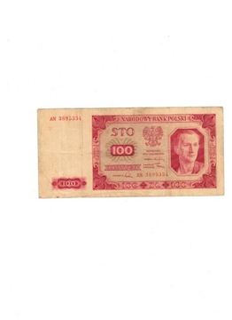 100 ZŁOTYCH 1948 SER.AN