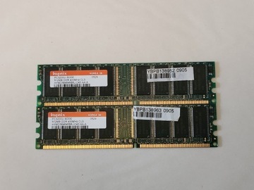 Pamięć RAM DDR 512MB 400MHZ Para 