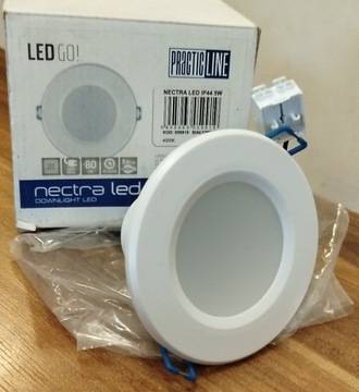 Oprawa Sufitowa LED 5W IP44 Biały 4000K 230V Nowa