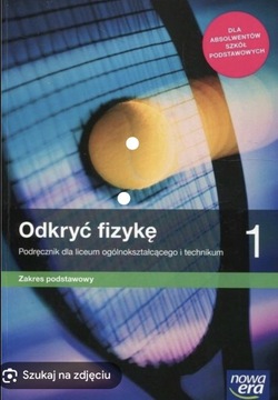 Odkryć fizykę 1 zakres podstawowy - podręcznik