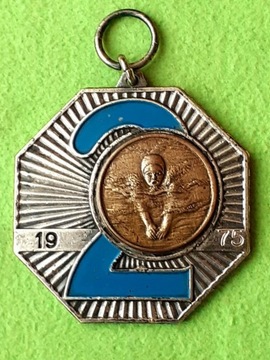 STARY MEDAL 1975 PŁYWANIE HOLANDIA