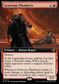 Generous Plunderer V.3 MTG The Big Score