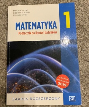 MATEMATYKA 1 - Podręcznik do liceów i techników