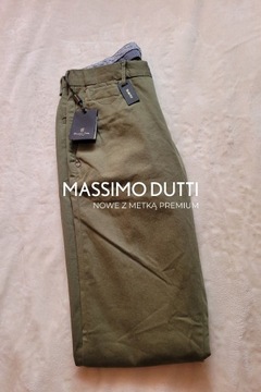 Nowe Massimo Dutti spodnie khaki